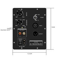 Amplificateur de basses audio professionnel panneau arrière 200W ou 1000W DAC carte de caisson de basses audio numérique