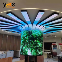 Yake buen precio pantalla Led pared de vídeo Flexible pantalla Led suave publicidad película programable pantallas Led flexibles