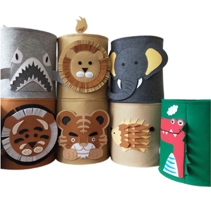 Wholesale Multi Colors Felt <b>Storage</b> Bins Home <b>Storage</b> Organization Toy Chest <b>Storage</b> Organizer for <b>Kids</b> - Product Image 1