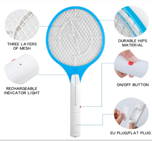 Túi Màu Tùy Chỉnh 3V Muỗi Trong Nhà <span class=keywords><strong>Zapper</strong></span> Bẫy Điện Muỗi Killer Swatter Vợt Bug <span class=keywords><strong>Zapper</strong></span> - Product Image 1