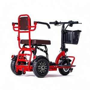 Triciclo Eléctrico <span class=keywords><strong>Plegable</strong></span> Holladay de 400W y 48V, E-<span class=keywords><strong>Trike</strong></span> Portátil para Desplazamientos Urbanos Diarios, Scooter Eléctrico de 3 Ruedas - Product Image 4