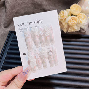 Nuevo Producto Lanzado, Dulce y Genial, <span class=keywords><strong>Hello</strong></span> <span class=keywords><strong>Kitty</strong></span> Star Crossed, Mini Cuentas, <span class=keywords><strong>Uñas</strong></span> Postizas Hechas a Mano <span class=keywords><strong>de</strong></span> Manga Larga - Product Image 6