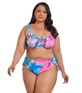 <span class=keywords><strong>Maillot</strong></span> <span class=keywords><strong>de</strong></span> <span class=keywords><strong>bain</strong></span> grande taille pour femmes, imprimé fleur, Bikini <span class=keywords><strong>de</strong></span> plage - Product Image 1