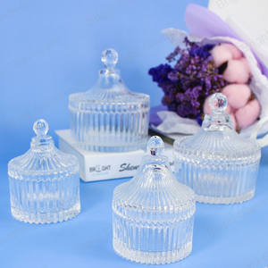 Vendita calda classic carousel vasi vaso di <span class=keywords><strong>vetro</strong></span> trasparente giostra formato differente decorativi <span class=keywords><strong>vintage</strong></span> di candela di <span class=keywords><strong>vetro</strong></span> vasi - Product Image 1