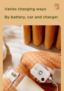 กาต้มน้ำร้อนไฟฟ้าสำหรับเด็กทารก,ที่อุ่นนมพกพาได้ใช้แบตเตอรี่ Usb พร้อมระบบควบคุมอุณหภูมิ - Product Image 5