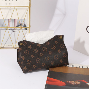 กล่องใส่กระดาษทิชชู่ในรถยนต์หนัง PU ยี่ห้อ Gunus แบบ 1-3 ช่อง สำหรับใช้ในรถยนต์ ห้องนั่งเล่น ห้องน้ำ - Product Image 2