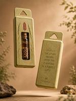 Boîte-cadeau en papier magnétique de luxe haut de gamme avec logo personnalisé, doublure en soie, parfum, huile essentielle, fermeture à ruban