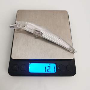 Top Right S-6014 115mm 12.1g Vente en gros de leurres flottants Minnow en ABS, appâts artificiels, leurres de pêche DIY, corps de leurres non peints - Product Image 4