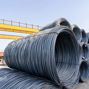 Factory Direct SAE1008 6.5mm Hot Rolled Wire Rod 5.5mm 10mm 16mm Black Iron Wires Of Q195 Steel Wire Rod Factory Price