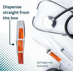 Mg/ml ống tiêm nhãn hộp 800 cuộn (3 lõi). 12mm x 40mm (0.5 "x 1.5"). Chất kết dính vĩnh viễn không có Latex. Không thấm nước. Khuyến mãi - Product Image 5