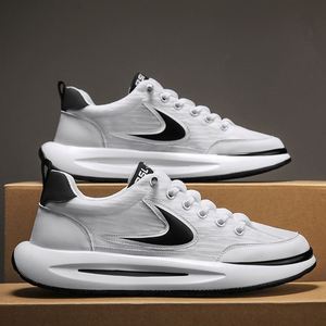 Zapatos Deportivos de Plataforma con Cordones Transpirables para Hombre, Estilo Deportivo de Caña Alta, Ligeros, con Diseño de Bloques de Color - Product Image 4