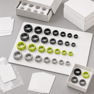 เคสซิลิโคน Oura Ring 5/4 Galaxy Ring RingConn Ultrahuman ป้องกันสมาร์ทริงทุกขนาด มีทุกไซส์ในสต็อก - Product Image 1