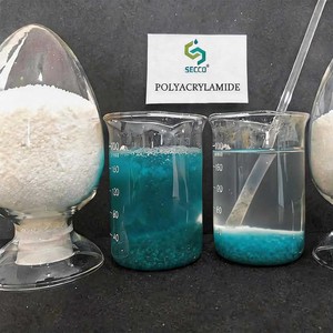 Floculante Eficiente Secco CAS 9003-05-8, Poliacrilamida Aniónica y Catiónica <span class=keywords><strong>PAM</strong></span> con 99.8% de Pureza y Peso Molecular de 8-16M para Uso Industrial - Product Image 1
