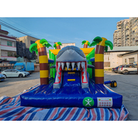 Barrière de requin gonflable château maison de saut gonflable jeux de plein air pour enfants