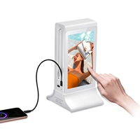 Lecteur publicitaire à écran tactile double face de 7 pouces avec WiFi, batterie longue durée, application de commande automatique et système de promotion au détail