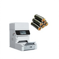 Nouvelle machine à rouleaux de sushi commerciale, design électrique automatique, commande par écran tactile, corps antirouille, haute productivité, longue durée de vie