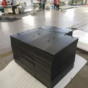 Materiale in polietilene plastica UHMWPE fogli da 2mm per cuscinetti per parafango marino