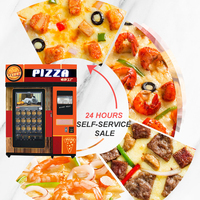 Offre Spéciale nouveau modèle de distributeur automatique sans pilote 24h intelligent machine de chauffage et de cuisson frigorifique distributeur automatique de pizza