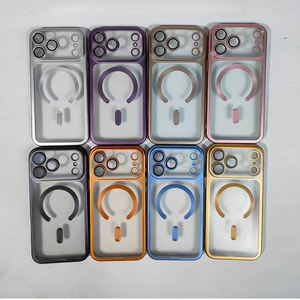 Recién lanzado para iPhone 17 Series Matte Skin-Sensitive Magnetic PC Phone Case Electroplated Transparent Lens Protection Plus - Product Image 3