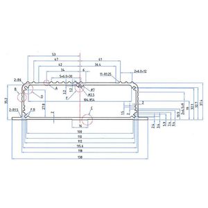 EBM Custom IP54 Rated Aluminum Alloy Extruded Profile Electronic Enclosure Control <b>Box</b> Battery Power Controller <b>Metal</b> Housing - Product Image 4
