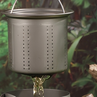 Tragbares Titan-Gongfu-Tee-Set mit Sprühfunktion und Sieb für Outdoor-Camping und Heimgebrauch