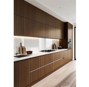 特注黒クルミ無垢材両開き漆仕上げサイドボード クラシックキャビネットデザイン ヴィラプロジェクトソリューション向け - Product Image 6