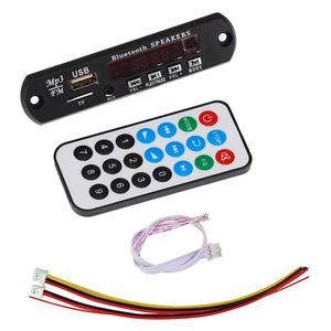 DC 5V 12V 50W amplificateur MP3 décodeur carte BT5.0 voiture lecteur MP3 USB Module d'enregistrement FM AUX <span class=keywords><strong>Radio</strong></span> pour haut-parleur mains libres - Product Image 3