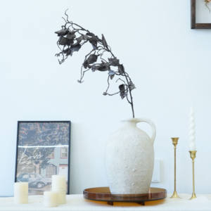 Fabrik Großhandel Weihnachten Thanksgiving Herbst Blatt und Kegel Spray Baum geformte Holz schiene künstliche Herbst Laub Zweig - Product Image 2