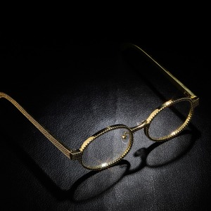 Nuovissimo Prodotto di Gioielleria Hip Hop, Montatura per Occhiali con Diamanti, Moda <span class=keywords><strong>Oro</strong></span> e Argento, Bordo con Zirconi, Montatura Luccicante - Product Image 5