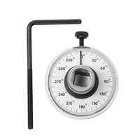 Jauge d'angle pour clé dynamométrique 1/2 pouce 360° °   Jeu de clés dynamométriques réglables 1/2 pouce, outil de mesure professionnel