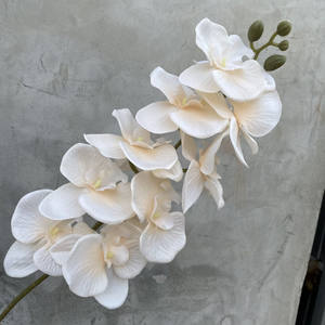 Vente en gros de longues tiges d'orchidées artificielles Phalaenopsis papillon orchidée fleur <span class=keywords><strong>fleurs</strong></span> décoratives pour la maison - Product Image 1