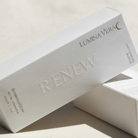 Boîte d'emballage de luxe en papier coton pour crème contour des yeux, avec gaufrage à chaud or rose, petit carton cadeau pour soins de la peau