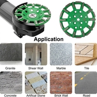Disques abrasifs universels en diamant à liaison métallique, personnalisables OEM, grain 16 # -270 #   Haute dureté pour le meulage du béton et du terrazzo