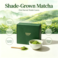 Échantillon Gratuit de Poudre de Matcha Pure Personnalisée, Marque Privée, Matcha Cérémonial, Matcha Latte, Poudre de Matcha Instantanée de Qualité Culinaire