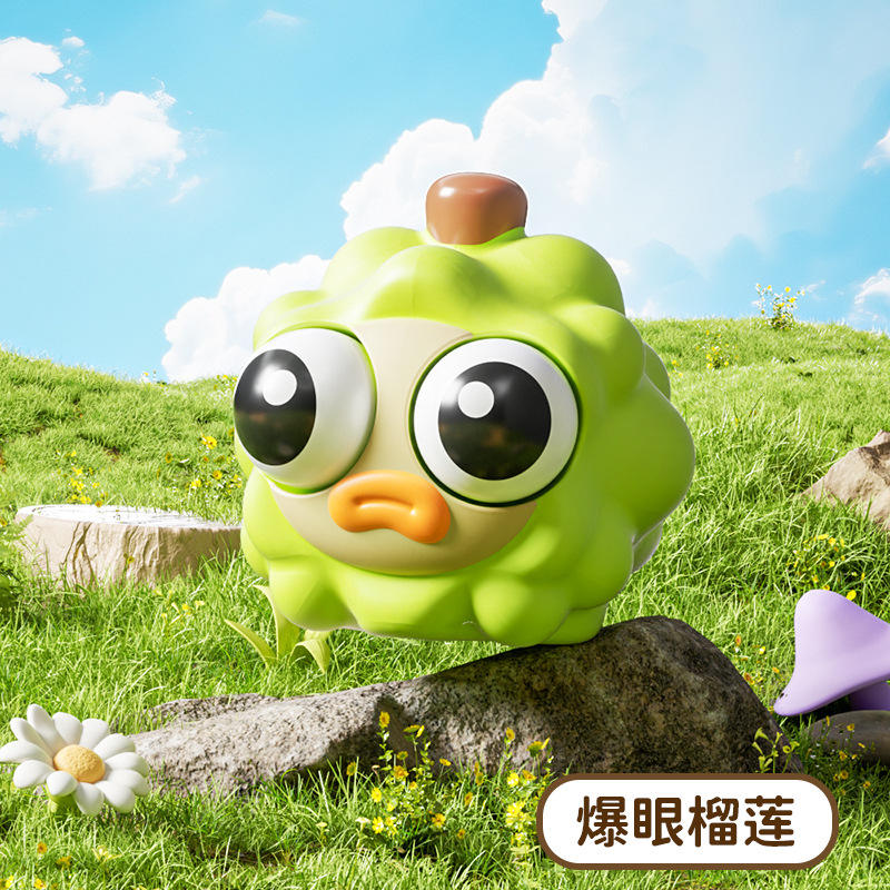 Durian vert qui fait éclater les yeux