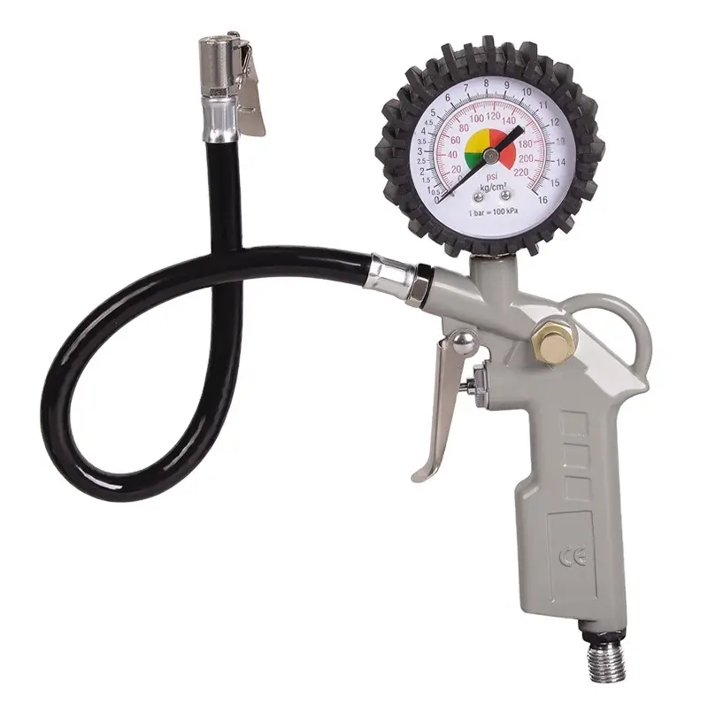 Manomètre de pression des pneus de voiture Gonfleur d'air 220PSI Digital Car Air Compressor Inflation Monitoring Manometer for Motorcycle