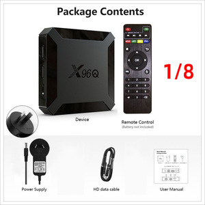 X96q ใหม่<span class=keywords><strong>กล่อง</strong></span>ทีวีแอนดรอยด์10.0 4K พร้อมโปรเซสเซอร์ Quad Core 1G/8G/2G/16G ALLWINNER H313 wifi/ethernet - Product Image 5