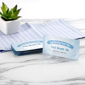 Dental <b>Consumables</b> Oral Teeth Wipe Teeth Whitening Accessories Whitening Teeth Advanced Finger Oral Brush up Teeth Wipe - Product Image 3