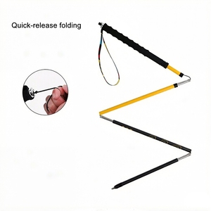 Bastoncini da Trekking per Arrampicata, Escursionismo e Corsa con Impugnatura <span class=keywords><strong>in</strong></span> Sughero Antiscivolo, Telescopici Pieghevoli a 4 Sezioni con Blocco a Tensione - Product Image 4