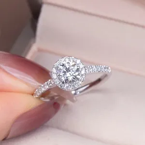 Anelli di dimensioni personalizzate 18k anello nuziale in oro con vero diamante prezzo Arabia saudita