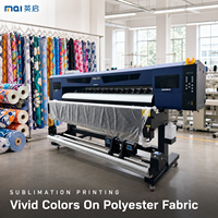 Imprimante à sublimation par transfert thermique grand format 1,8 m, 2 têtes d'impression I3200A1 pour t-shirts, vêtements et tissus
