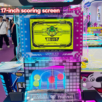 Table de hockey sur air professionnelle en métal pour enfants avec rangement de balles, machine d'arcade à score automatique, certifiée CE, jeu à monnayeur/billets de 17 pouces