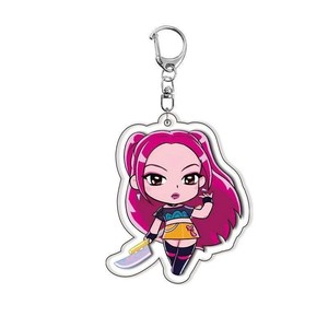 Chaveiro Kpop Demon Hunters, Charms de Acrílico Inspirados em Anime, Kawaii Saja Boys Huntrix, Chaveiros Dupla Face - Product Image 3