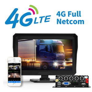 กล้องวงจรปิด4Ch 10.1นิ้ว1080P 4G GPS, จอภาพ <span class=keywords><strong>mdvr</strong></span> รถยนต์รถบรรทุก DVR รถกล่องดำตรวจสอบการจอด24 - Product Image 5