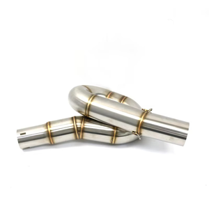 ท่อไอเสียรถจักรยานยนต์สแตนเลสแบบสวม สำหรับ Bnelli 300 BJ300 <span class=keywords><strong>GS</strong></span> BN302 TNT300 ปี 2014-2018 สีเงิน - Product Image 4