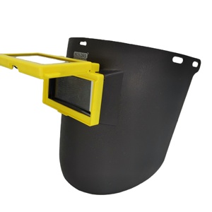 Máscara de soldadura ventilada vista grande abatible hacia arriba protección personal con accesorios de casco de soldadura máscara <span class=keywords><strong>facial</strong></span> completa de alta calidad - Product Image 5