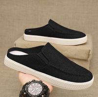 Chaussures décontractées pour hommes, sans talon, en maille respirante, légères, antidérapantes, confortables, pour le quotidien, vente en gros directe usine