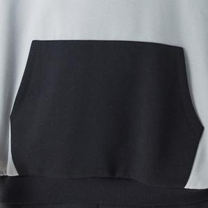 Sudaderas con capucha de panel de contraste para hombre de talla grande 500 GSM Fleece Oversized Casual Streetwear sudaderas con capucha para hombre en venta al por mayor - Product Image 2