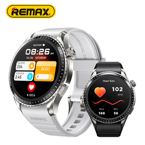 <span class=keywords><strong>Smartwatch</strong></span> Fitness OEM Remax Premium, <span class=keywords><strong>Smartwatch</strong></span> <span class=keywords><strong>Bluetooth</strong></span> Impermeabile 3ATM, <span class=keywords><strong>Smartwatch</strong></span> Rotondo Amoled per Uomo e Donna - Product Image 1