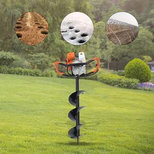 52cc agricolo ad alta potenza a benzina trapano a coclea scavatrice per fori trapano a coclea a 2 cicli utensili per la testa di alimentazione trapano a coclea di terra - Product Image 5